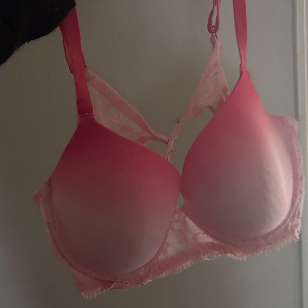 No Boundaries Pink Ombre Lace Bra